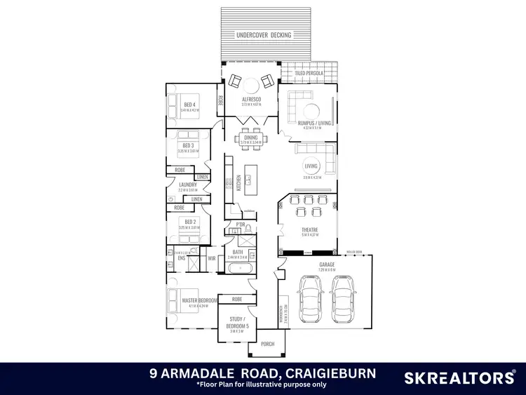 Floorplan of Homely house listing, 9 Armadale Road, Craigieburn VIC 3064