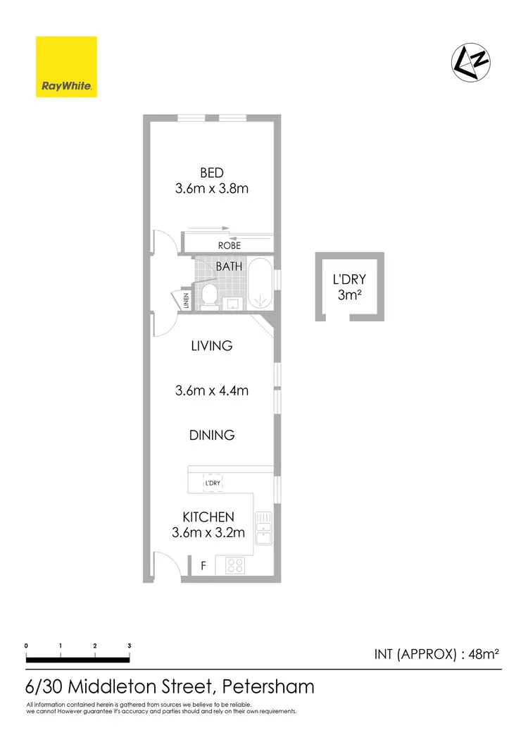Floorplan of Homely apartment listing, 6/30 Middleton Street, Petersham NSW 2049