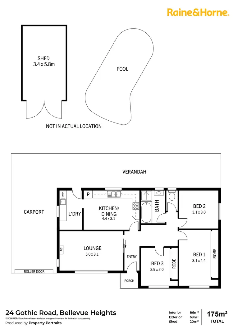 Floorplan of Homely house listing, 24 Gothic Road, Bellevue Heights SA 5050