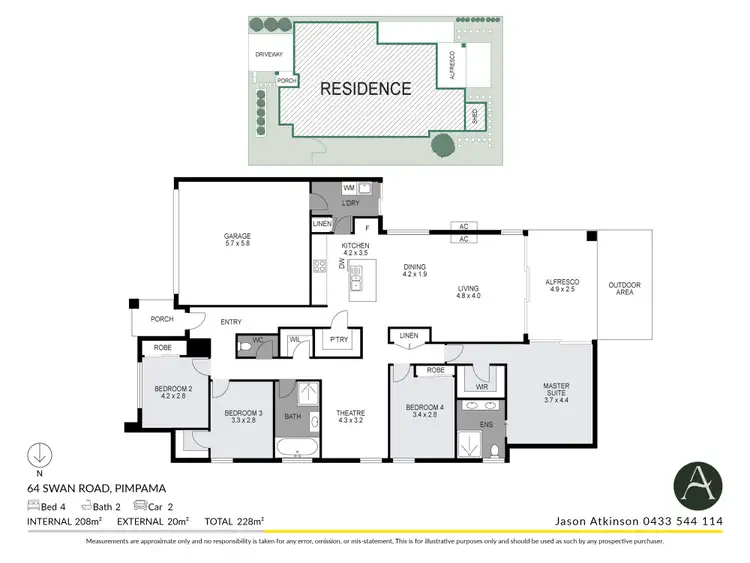 Floorplan of Homely house listing, 64 Swan Road, Pimpama QLD 4209