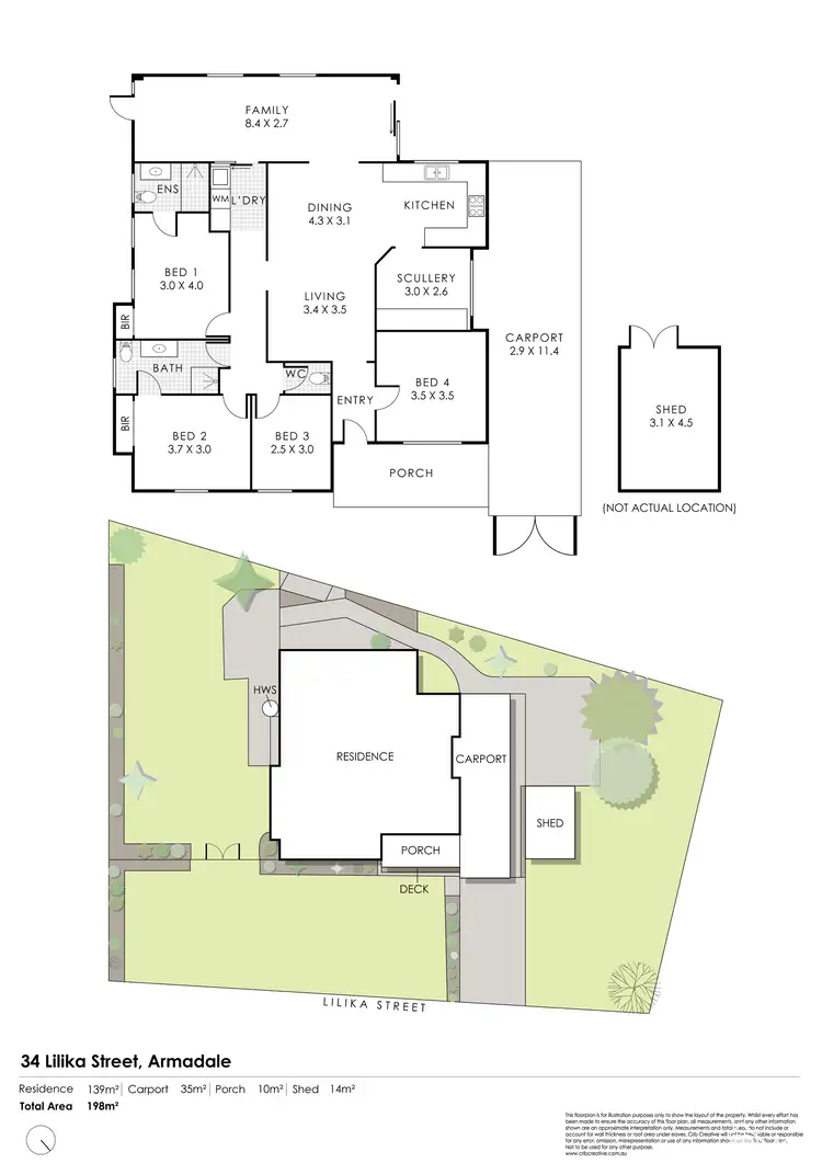 Floorplan of Homely house listing, 34 Lilika Street, Armadale WA 6112