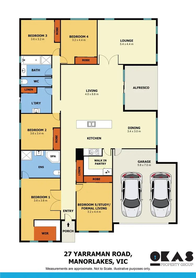 Floorplan of Homely house listing, 27 Yarraman Road, Manor Lakes VIC 3024