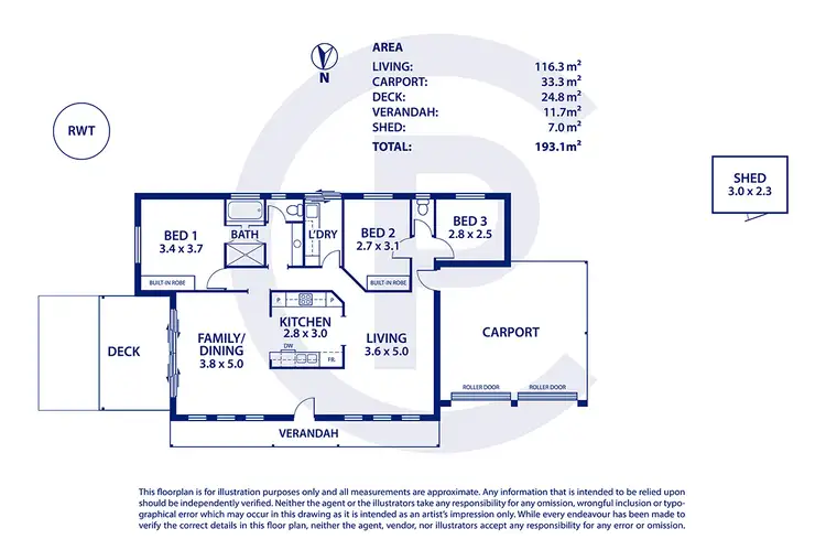Floorplan of Homely house listing, 25 Allargue Street, Nairne SA 5252