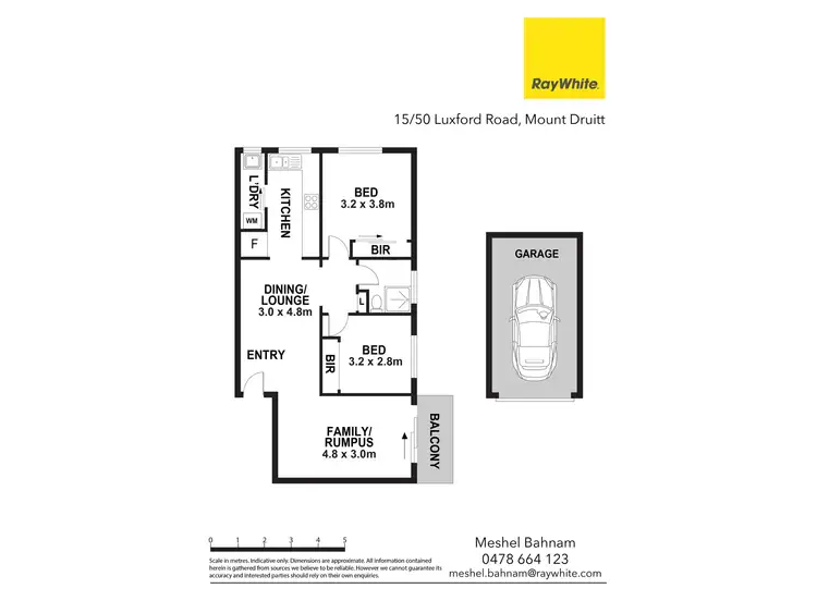 Floorplan of Homely unit listing, 15/50 Luxford Road, Mount Druitt NSW 2770