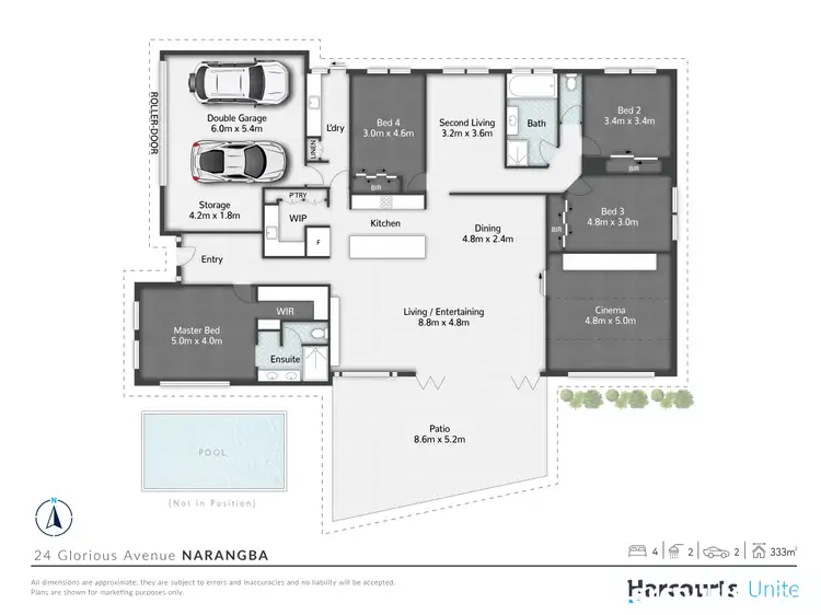 Floorplan of Homely house listing, 24 Glorious Avenue, Narangba QLD 4504