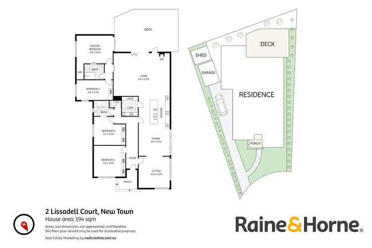 Floorplan of Homely house listing, 2 Lissadell Court, New Town TAS 7008