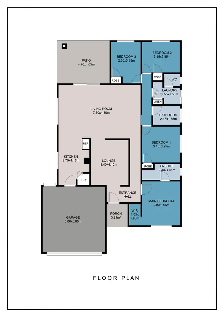Floorplan of Homely house listing, 4 Bunya Green, Byford WA 6122
