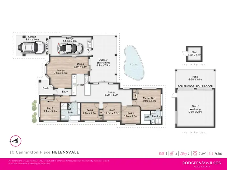 Floorplan of Homely house listing, 10 Cannington Place, Helensvale QLD 4212