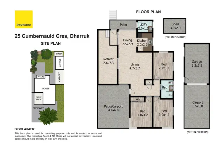Floorplan of Homely house listing, 25 Cumbernauld Crescent, Dharruk NSW 2770