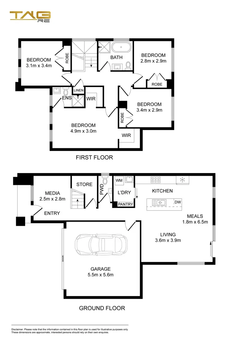 Floorplan of Homely house listing, 57 Pomfret Avenue, Rouse Hill NSW 2155