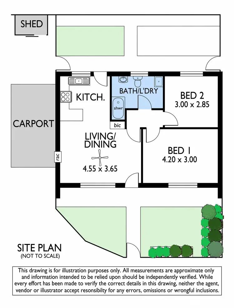Floorplan of Homely unit listing, 6/66 Milner Rd, Richmond SA 5033