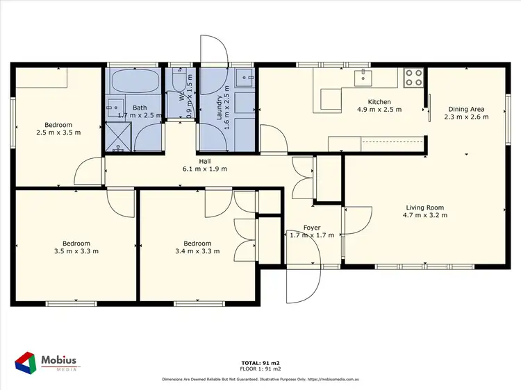 Floorplan of Homely house listing, 39 Mcbeth Way, Kardinya WA 6163