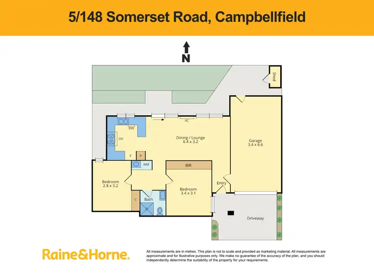 Floorplan of Homely villa listing, 5/148 Somerset Road, Campbellfield VIC 3061