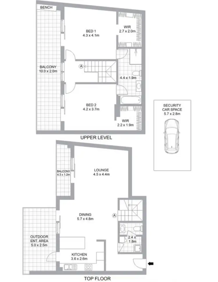 Floorplan of Homely apartment listing, 25/16 Morgan Street, Botany NSW 2019