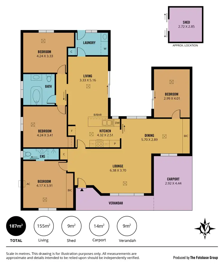 Floorplan of Homely house listing, 2 Barossa Way, Woodcroft SA 5162