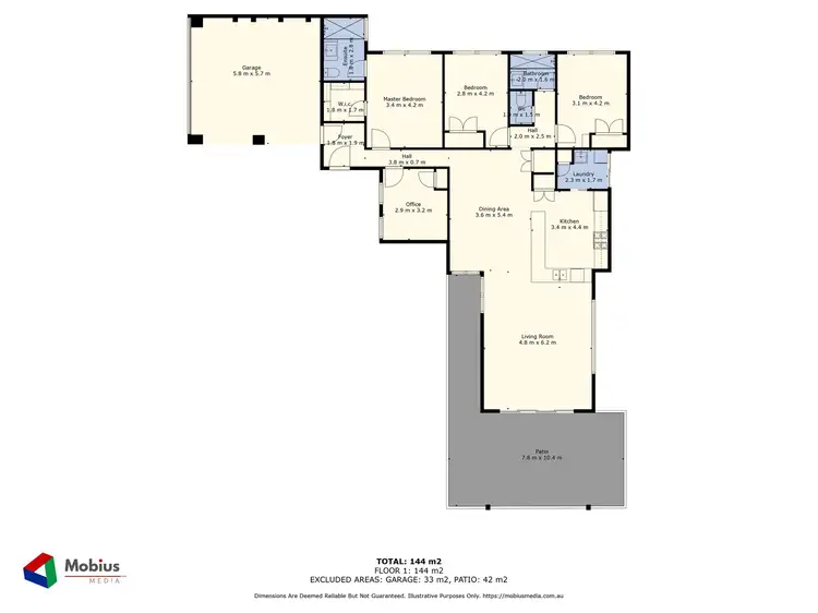 Floorplan of Homely house listing, 142A Rockingham Road, Hamilton Hill WA 6163