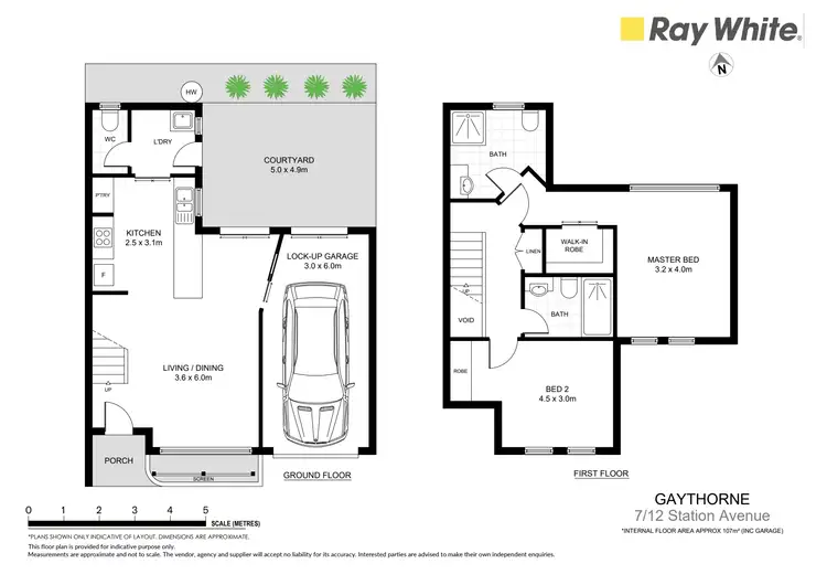 Floorplan of Homely townhouse listing, 7/12 Station Avenue, Gaythorne QLD 4051