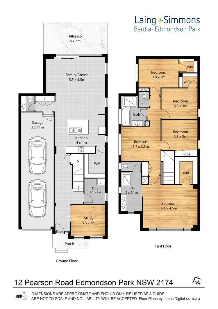 Floorplan of Homely house listing, 12 Pearson Road, Edmondson Park NSW 2174