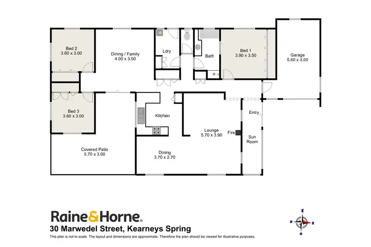 Floorplan of Homely house listing, 30 Marwedel Street, Kearneys Spring QLD 4350