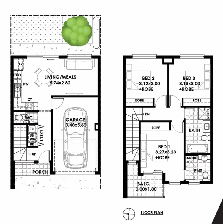 Floorplan of Homely other listing, 1/27 Saltash Avenue, Christies Beach SA 5165
