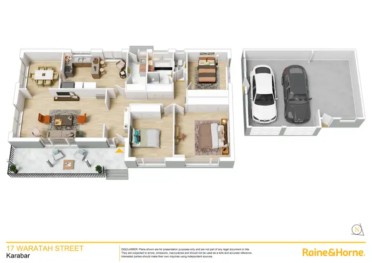 Floorplan of Homely house listing, 17 Waratah Street, Karabar NSW 2620