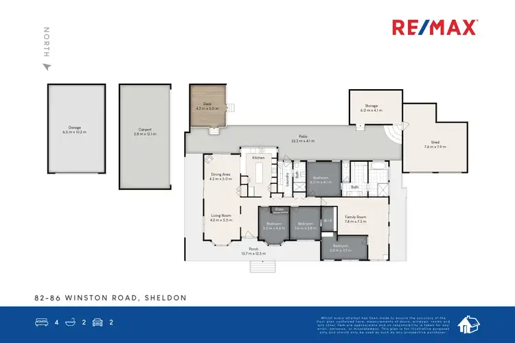 Floorplan of Homely house listing, 82-86 Winston Road, Sheldon QLD 4157