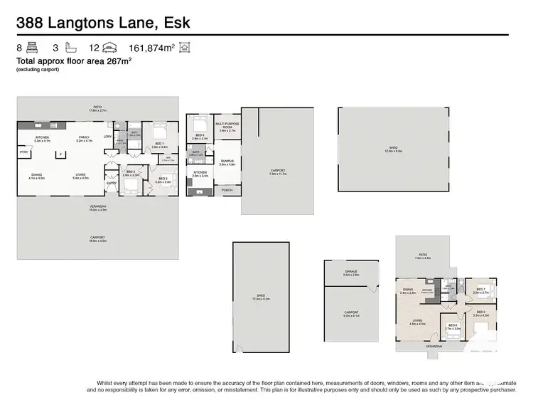 Floorplan of Homely house listing, 388 Langtons Lane, Esk QLD 4312