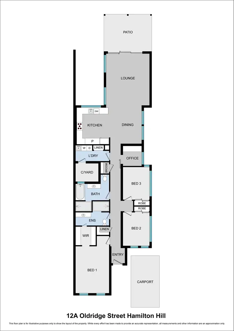Floorplan of Homely house listing, 12 Oldridge Street, Hamilton Hill WA 6163