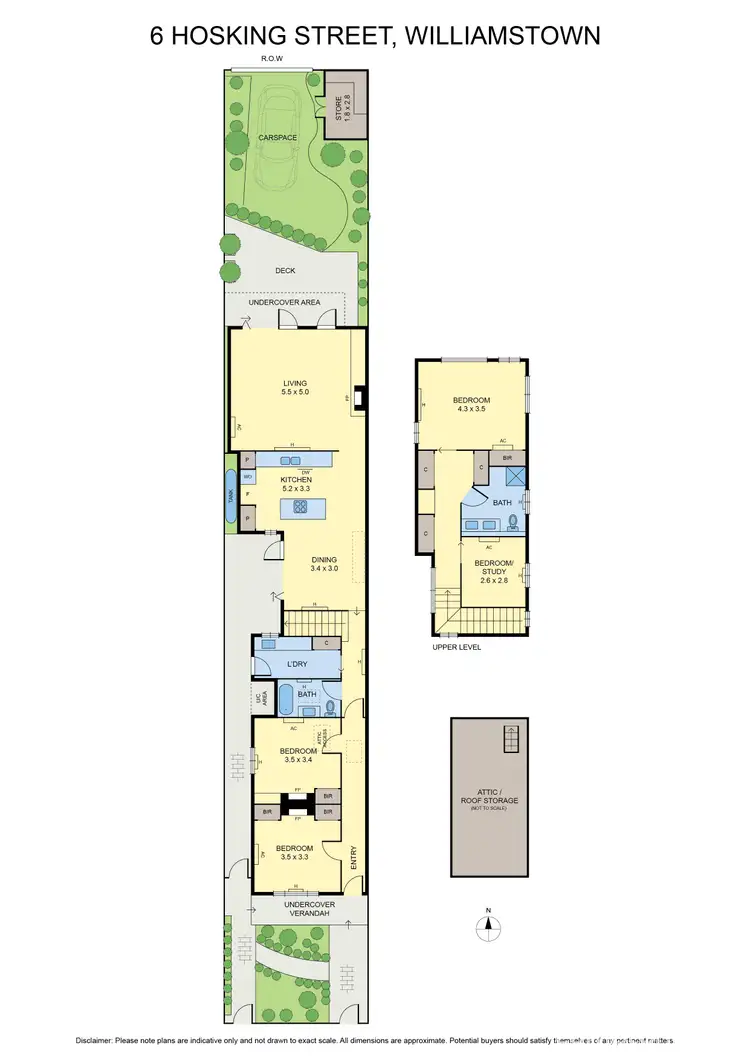 Floorplan of Homely house listing, 6 Hosking Street, Williamstown VIC 3016