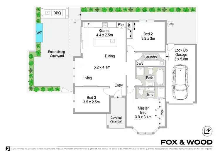 Floorplan of Homely villa listing, 13/50-52 Georges River Crescent, Oyster Bay NSW 2225