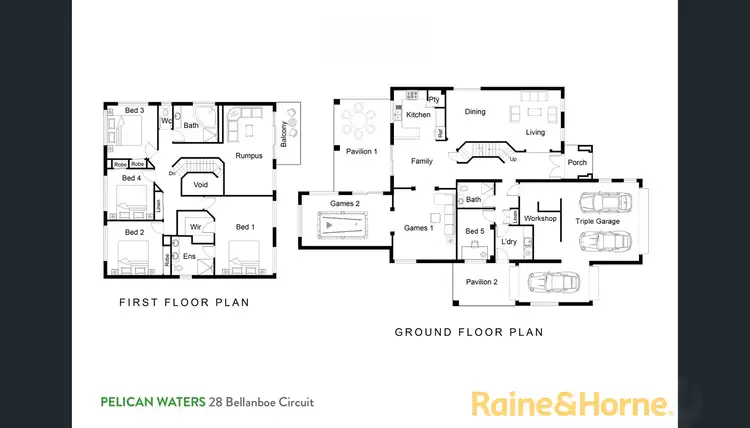 Floorplan of Homely house listing, 28 Bellanboe Cct, Pelican Waters QLD 4551