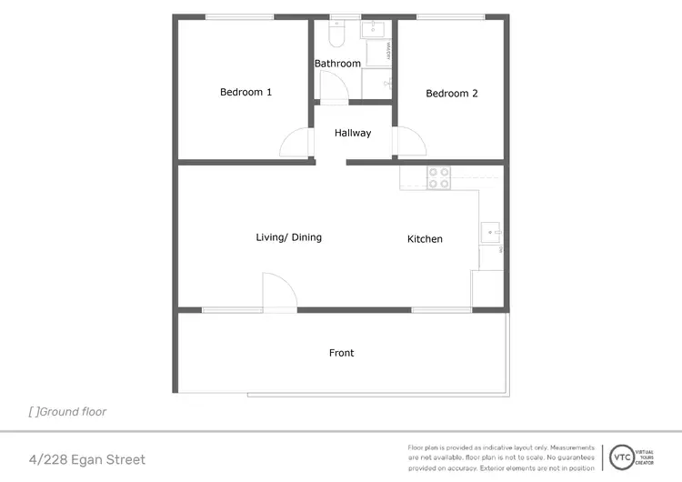Floorplan of Homely house listing, 4/228 Egan Street, Kalgoorlie WA 6430