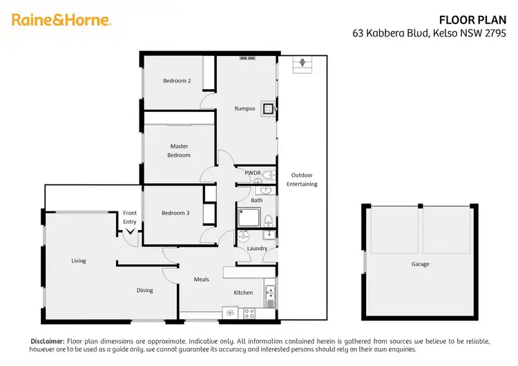 Floorplan of Homely house listing, 63 Kabbera Boulevard, Kelso NSW 2795