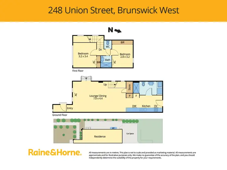 Floorplan of Homely house listing, 248 Union Street, Brunswick West VIC 3055