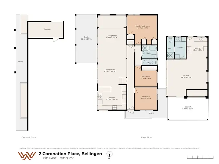 Floorplan of Homely house listing, 2 Coronation Place, Bellingen NSW 2454