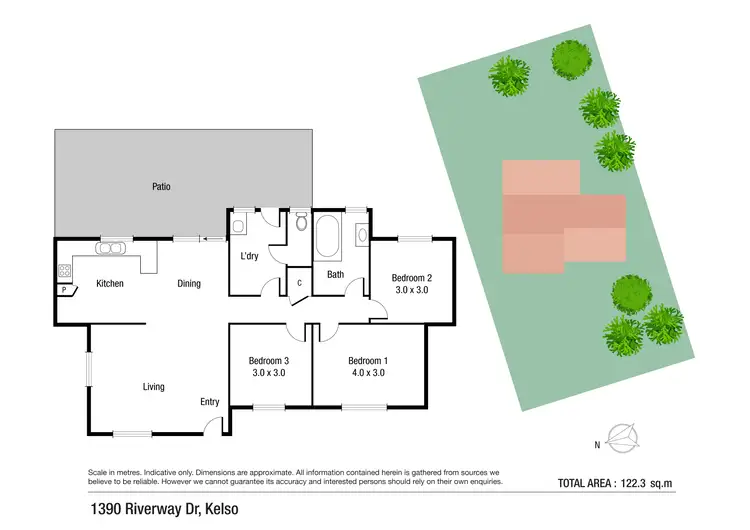 Floorplan of Homely house listing, 1390 Riverway Drive, Kelso QLD 4815