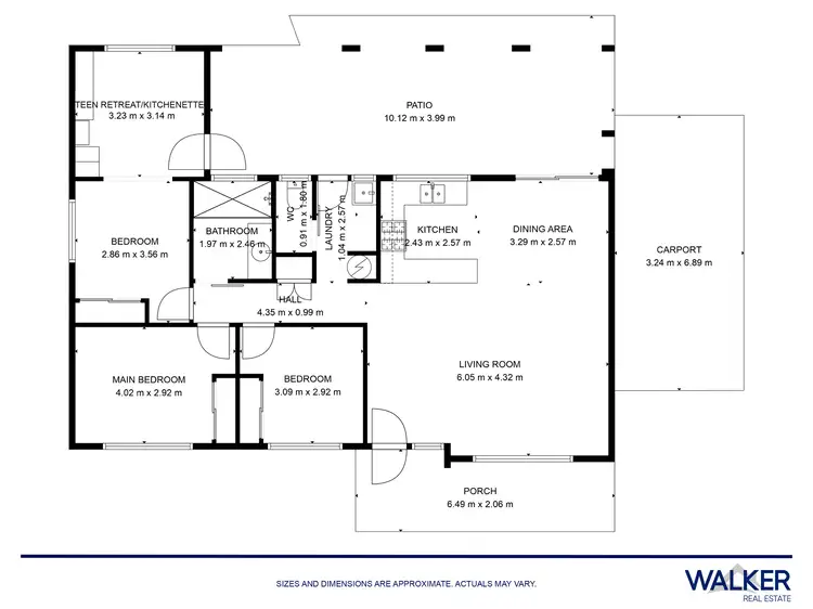 Floorplan of Homely house listing, 3 Satinay Close, Manoora QLD 4870