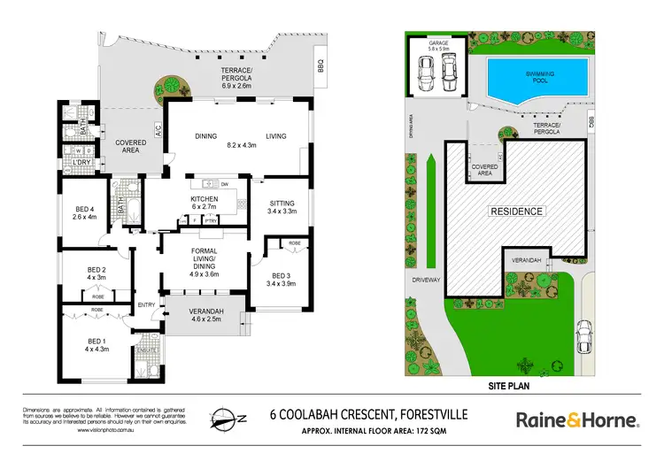 Floorplan of Homely house listing, 6 Coolabah Crescent, Forestville NSW 2087