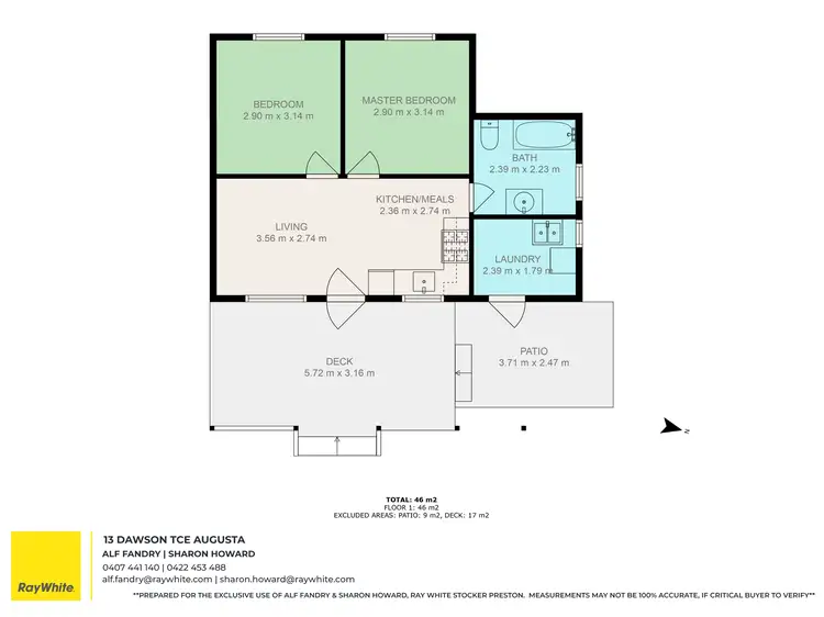 Floorplan of Homely house listing, 13 Dawson Terrace, Augusta WA 6290