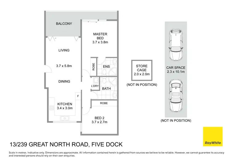 Floorplan of Homely apartment listing, 13/239 Great North Road, Five Dock NSW 2046