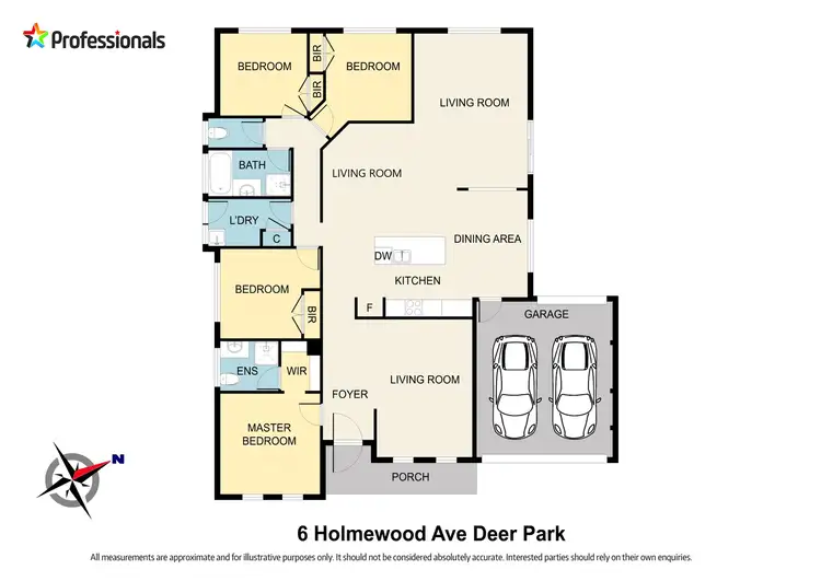 Floorplan of Homely house listing, 6 Holmewood Avenue, Deer Park VIC 3023