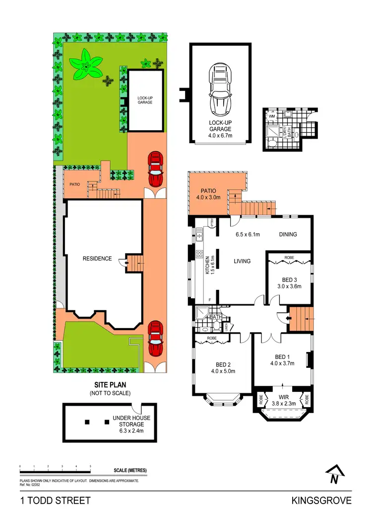 Floorplan of Homely house listing, 1 Todd Street, Kingsgrove NSW 2208
