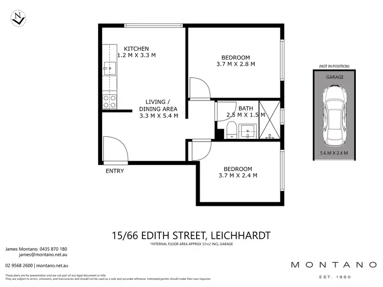 Floorplan of Homely apartment listing, 15/66 Edith Street, Leichhardt NSW 2040