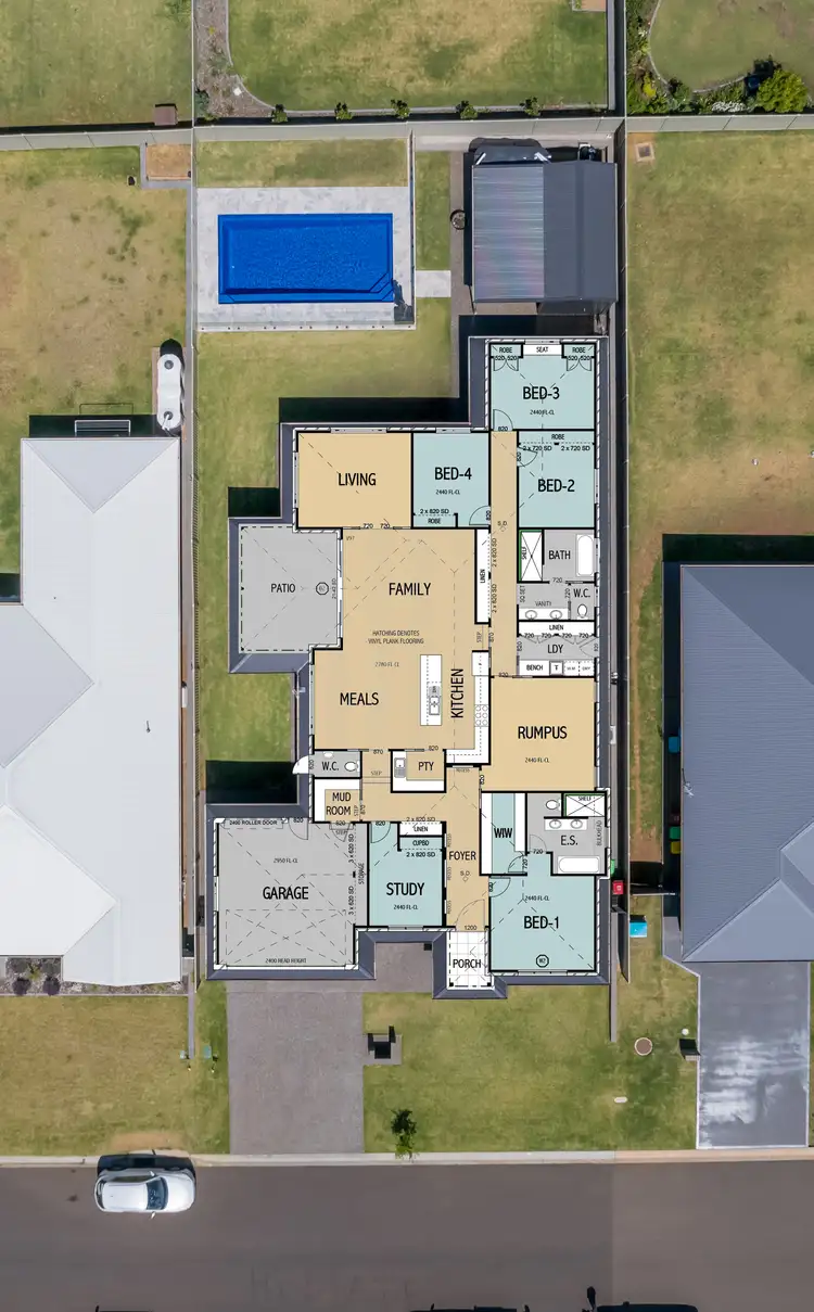 Floorplan of Homely house listing, 13 Cavelle Drive, Dubbo NSW 2830