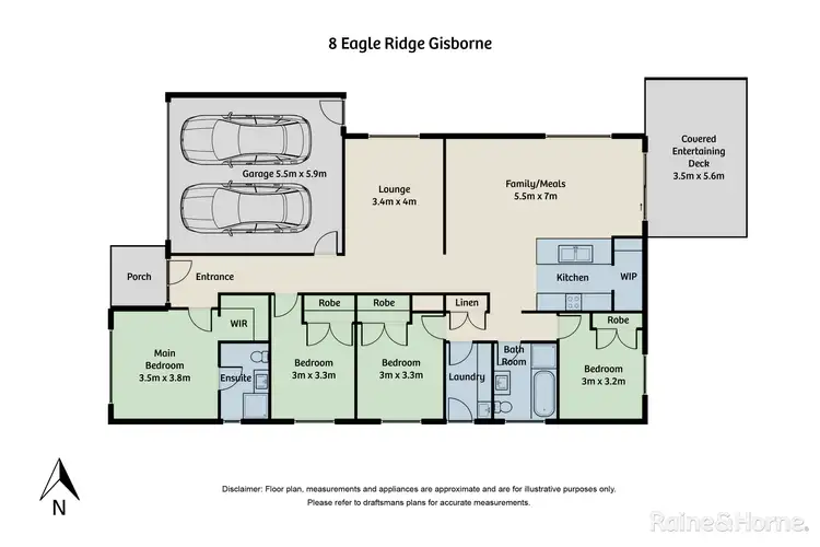 Floorplan of Homely house listing, 8 Eagle Ridge, Gisborne VIC 3437