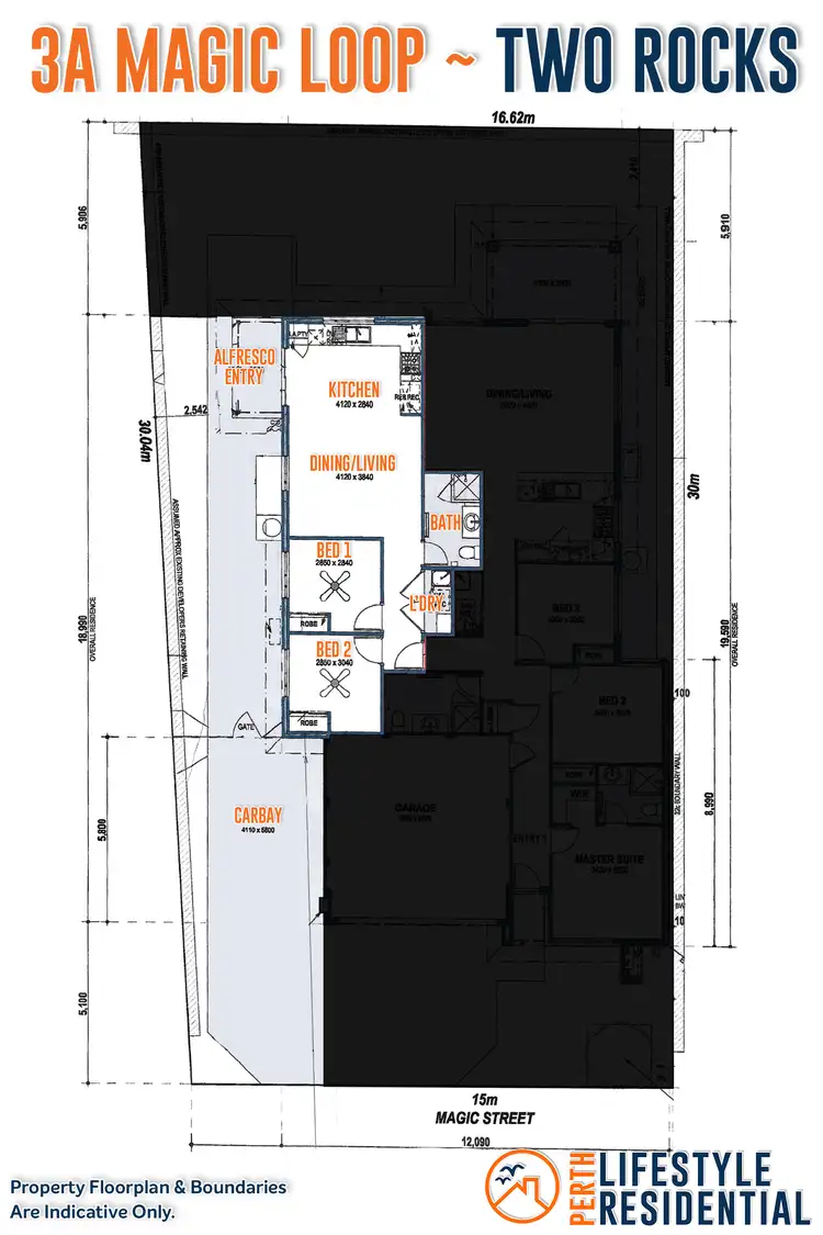 Floorplan of Homely house listing, 3a Magic Loop, Two Rocks WA 6037