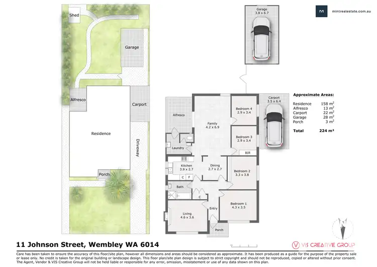 Floorplan of Homely house listing, 11 Johnson Street, Wembley WA 6014