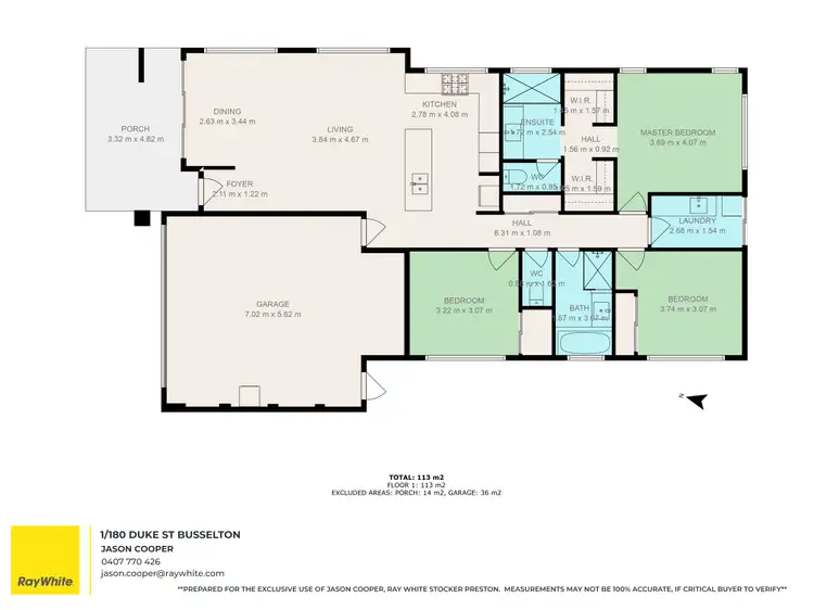 Floorplan of Homely house listing, 1/180 Duke Street, Busselton WA 6280