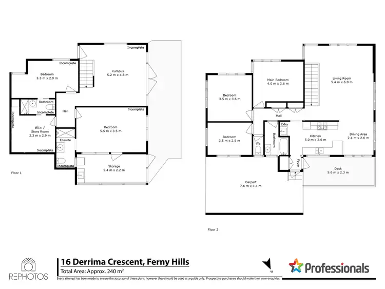 Floorplan of Homely house listing, 16 Derrima Crescent, Ferny Hills QLD 4055