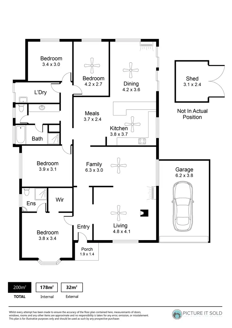 Floorplan of Homely house listing, 1 Aldgate Lane, Blakeview SA 5114